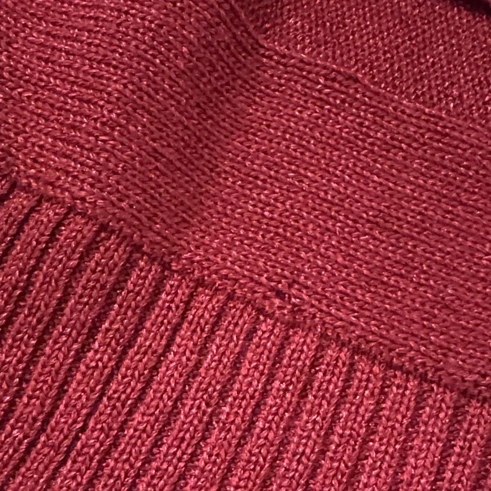 The Limited Burgundy Cardigan Sweater with belt, few small pulls. - Picture 11 of 11